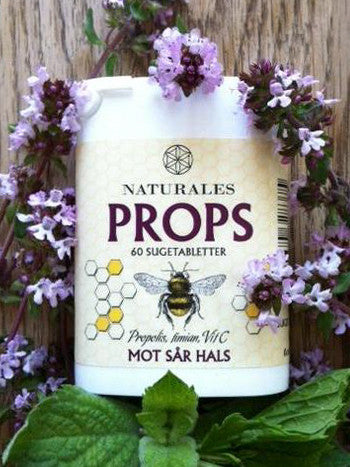 Props tablets with natural Propolis, Thyme extract and vitamin C