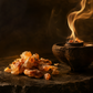 VALKYRIE Duftlys med kaffe Arabica ekstrakt, Frankincense og Tangerine 500 g.